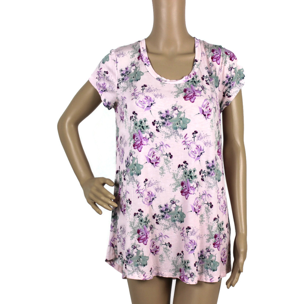 Downease Medium Pink Floral T Shirt